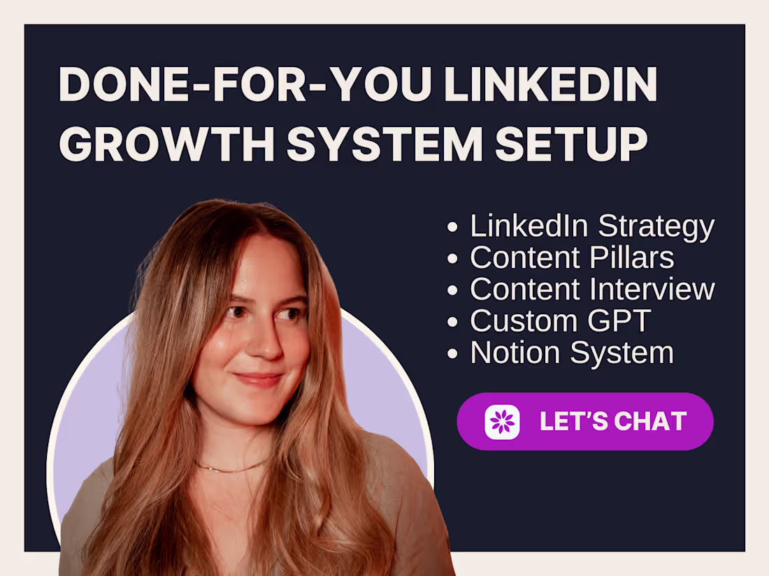 Cover image for LinkedIn Personal Branding Strategy + Content System