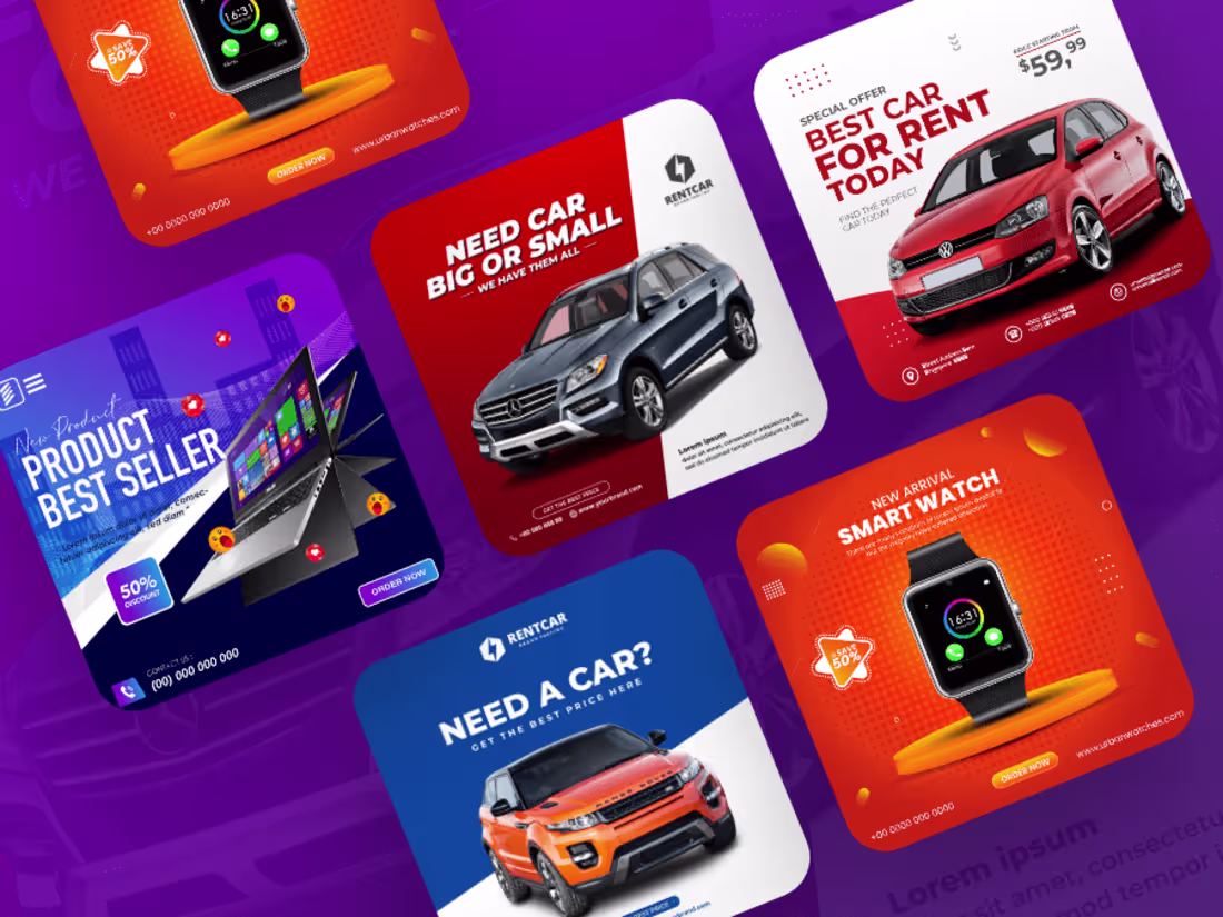 Cover image for Social Media Ads/Posters