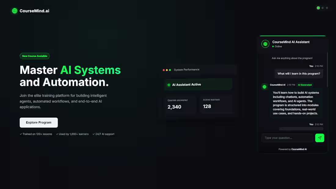Cover image for Built an AI-powered knowledge chatbot