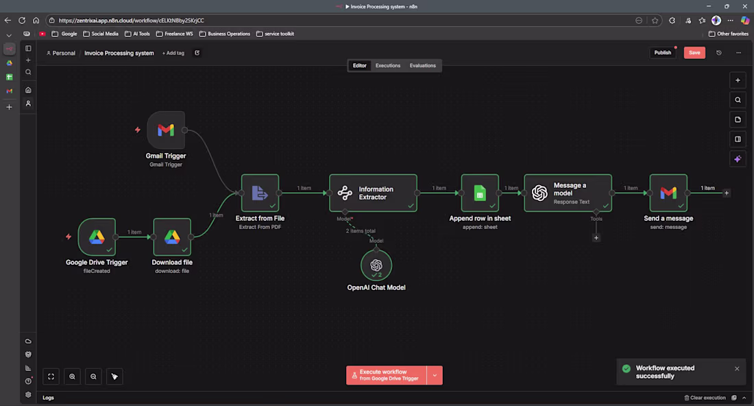 Cover image for Tired of manual invoice processing? ⏰ I automated our system...