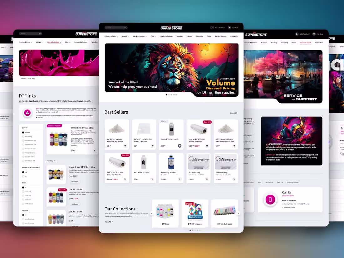 Cover image for E-Commerce Website Design & Development