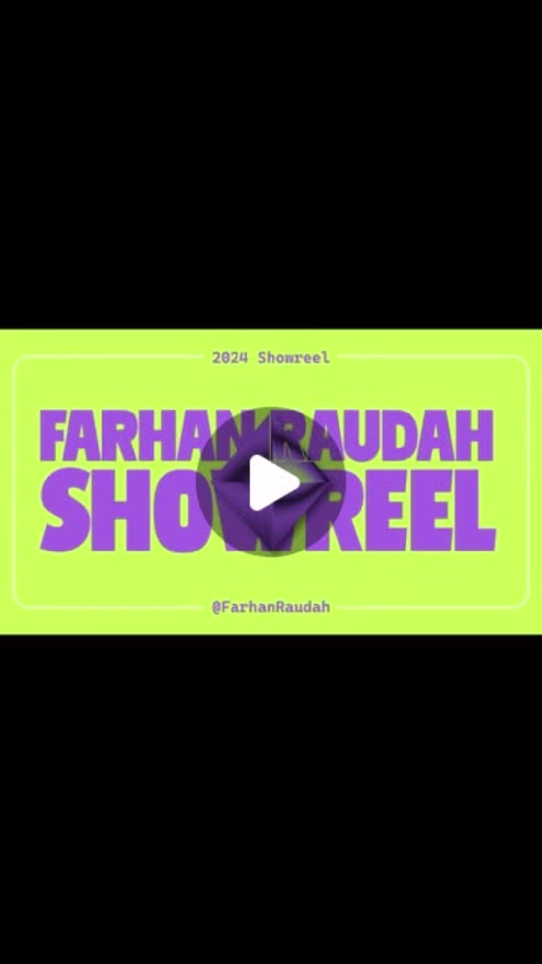 Cover image for Farhan PaanRF on Instagram: “Motion graphic showreel 🚀 Last we…