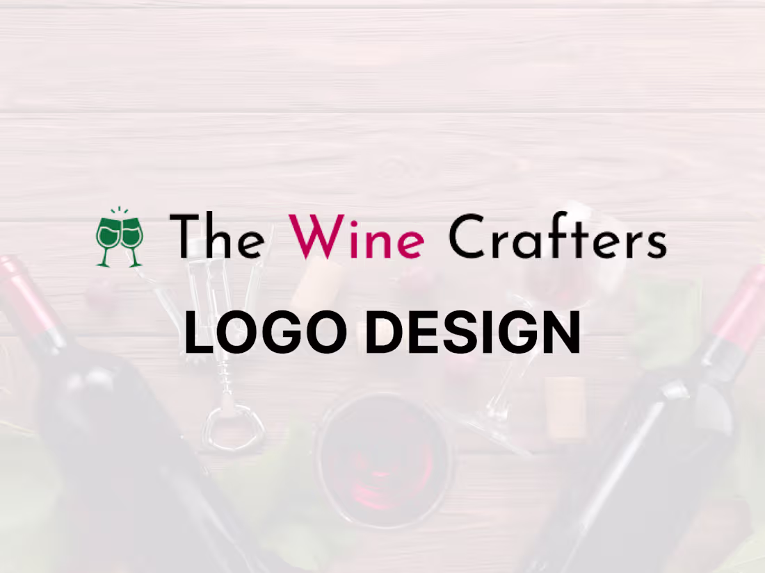 Cover image for The Wine Crafters | Logo Design Service