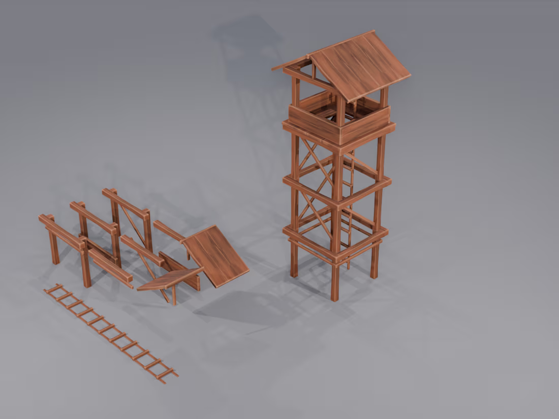 Cover image for I’ve just released a free modular tower pack designed for qu...