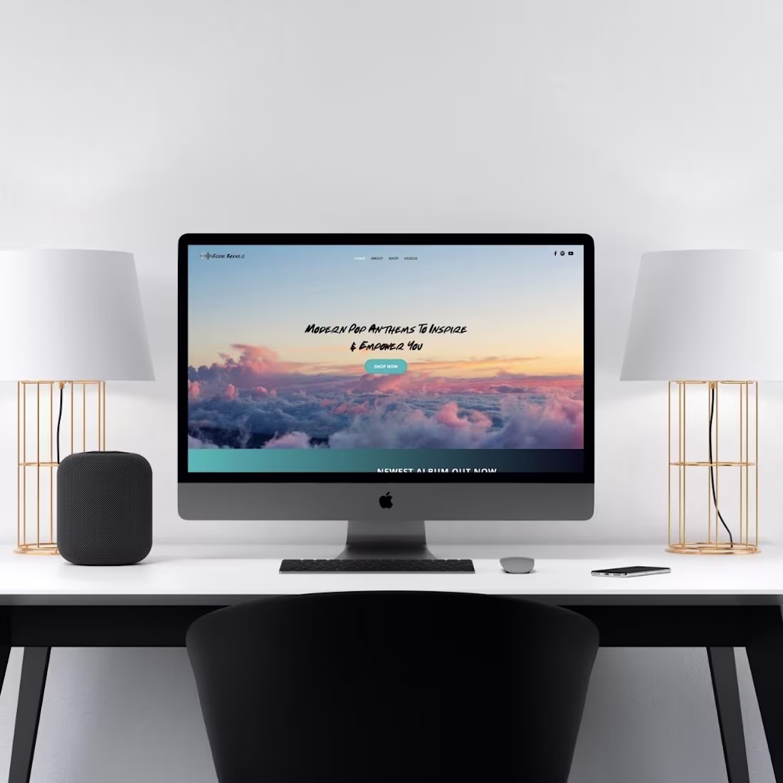 Cover image for Eddie Boxxer: Musician Website Design Project