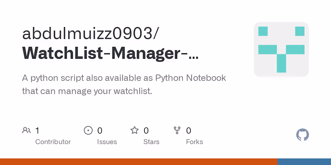 Cover image for abdulmuizz0903/WatchList-Manager-pyhton