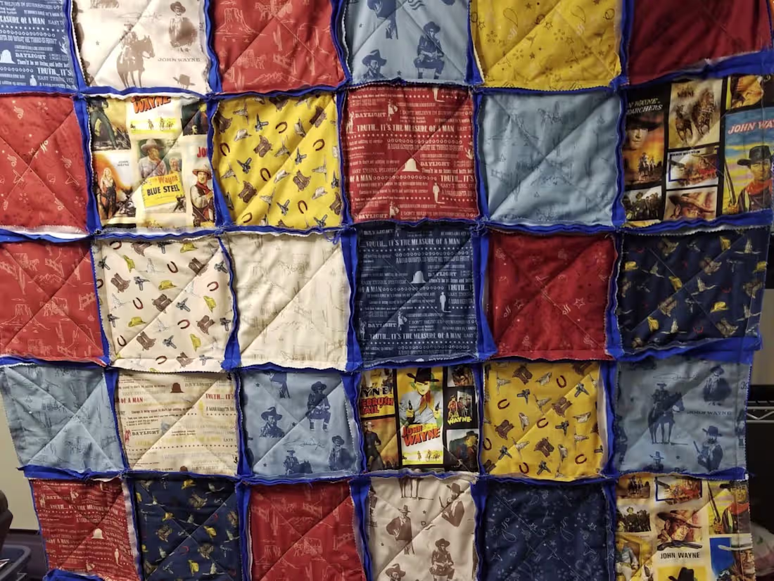 Cover image for John Wayne Rag Quilt