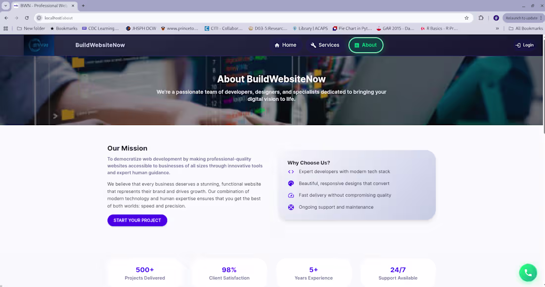 Cover image for WebsiteBuildNow is a full-stack web