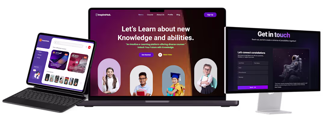 Cover image for InspireHub :- E-Learning Platform