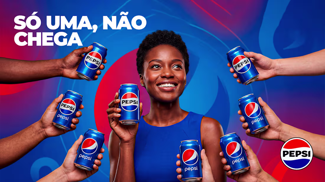 Cover image for Campanha desenvolvida para Pepsi Angola,