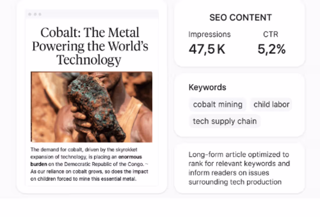 Cover image for SEO Blog Content for Congo Future