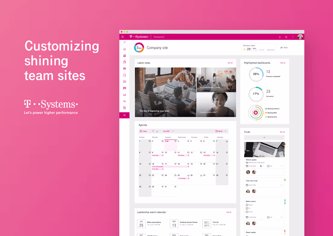 Cover image for T-systems Team Sites