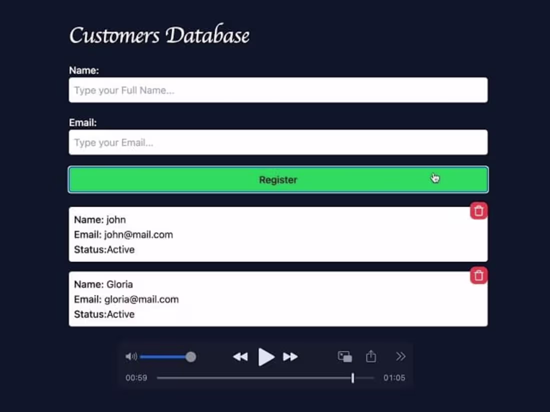 Cover image for Client Management System (Front-end, database, backend)