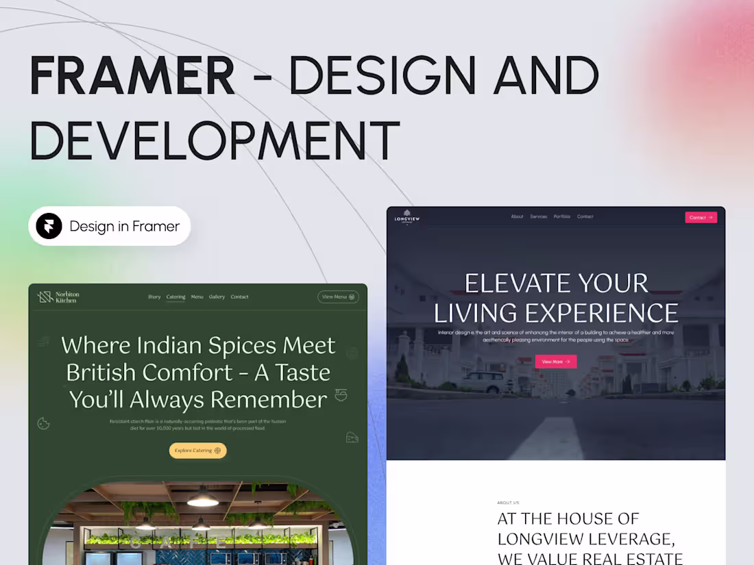 Cover image for Framer Website Design and Development