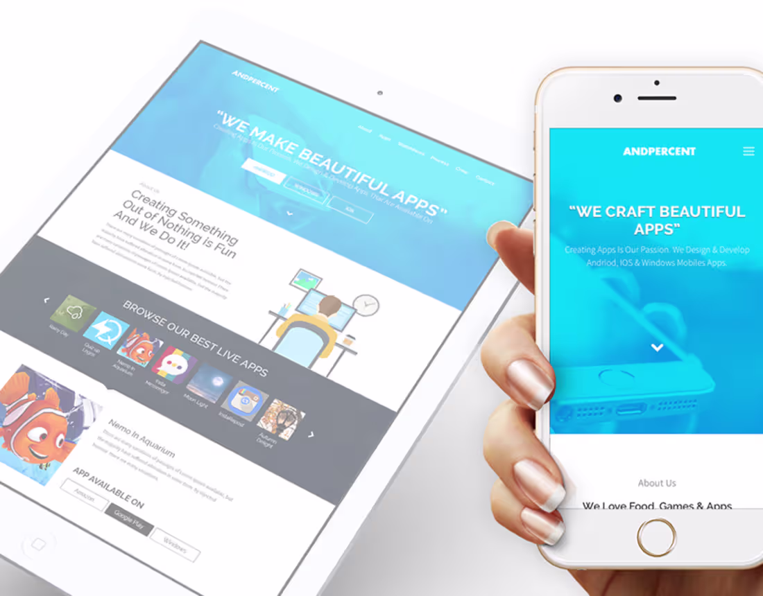 Cover image for Andpercent  - Responsive Website