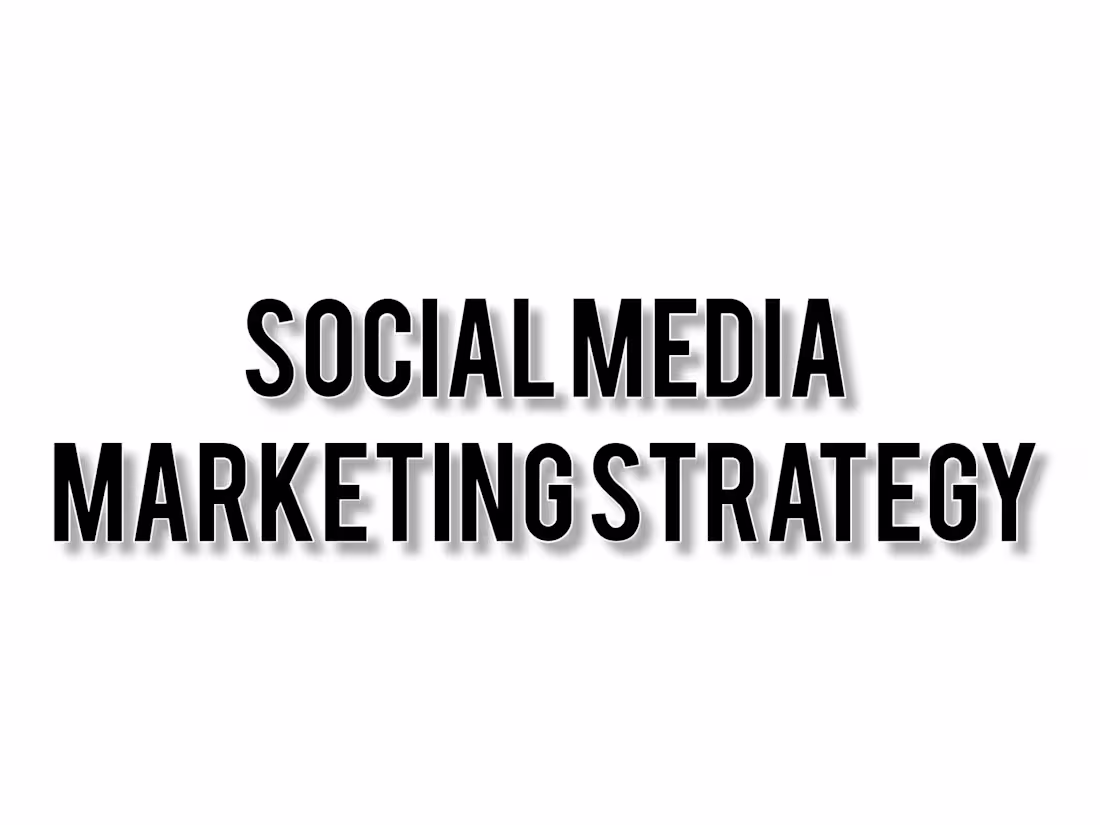 Cover image for Project: Social Media Marketing Strategy