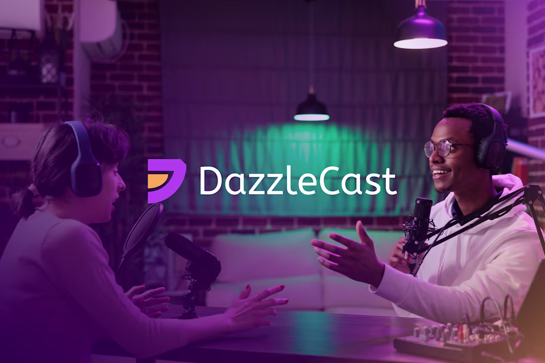 Cover image for DazzleCast - Podcast Platform Branding