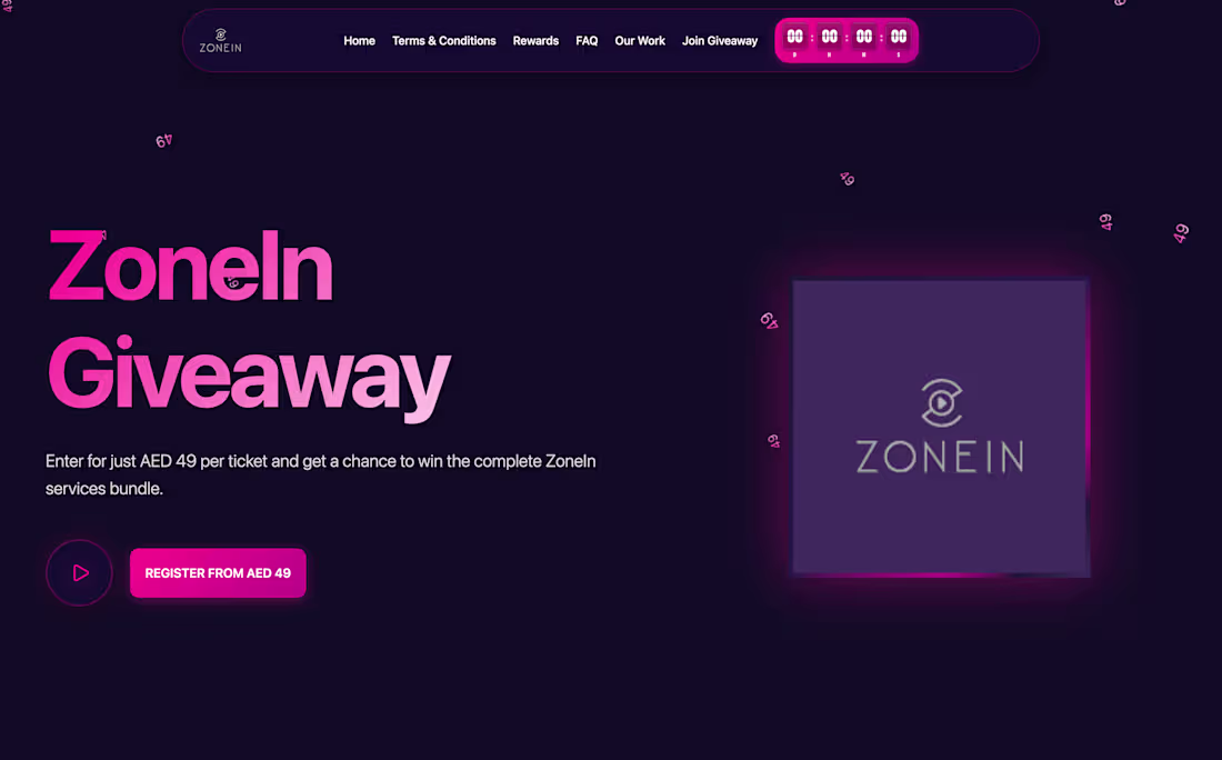 Cover image for Developed a high-converting giveaway landing