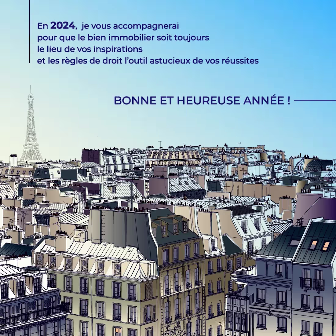 Cover image for Paris, greeting card animation