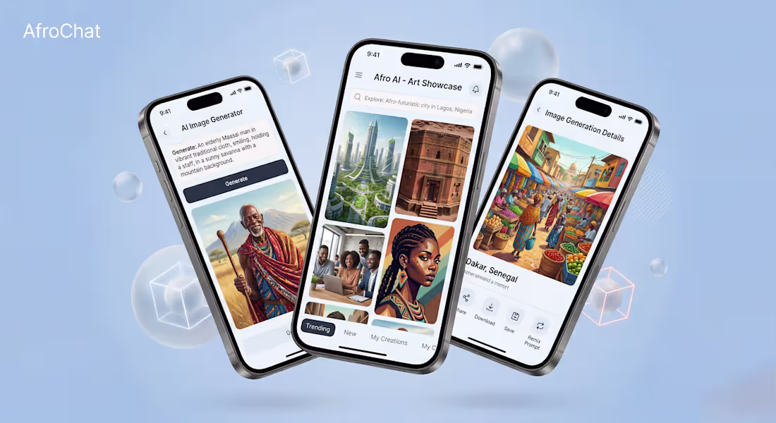 Cover image for AfroChat - Generative AI Platform for African Users