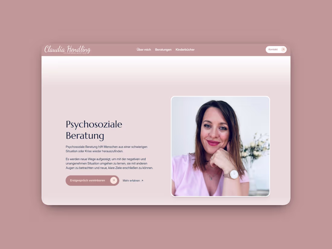 Cover image for Claudia Hendling - Psychosocial counseling