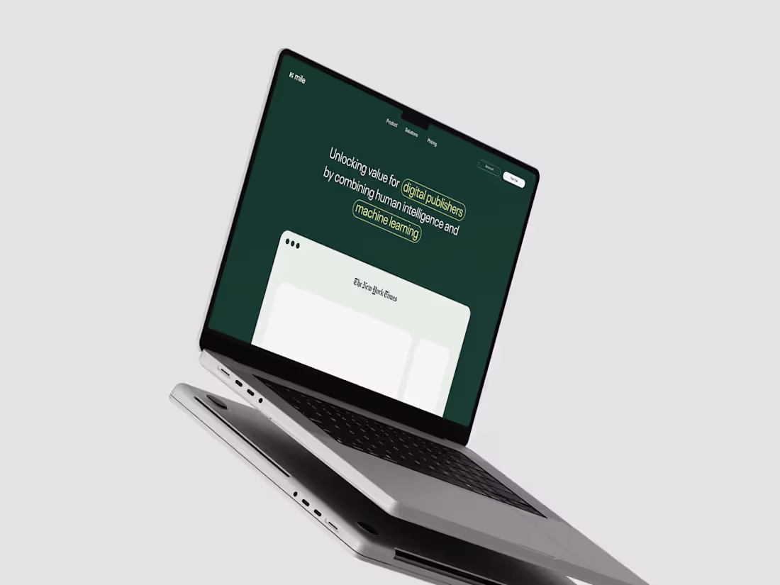 Cover image for Mile | Brand Strategy & visual identity