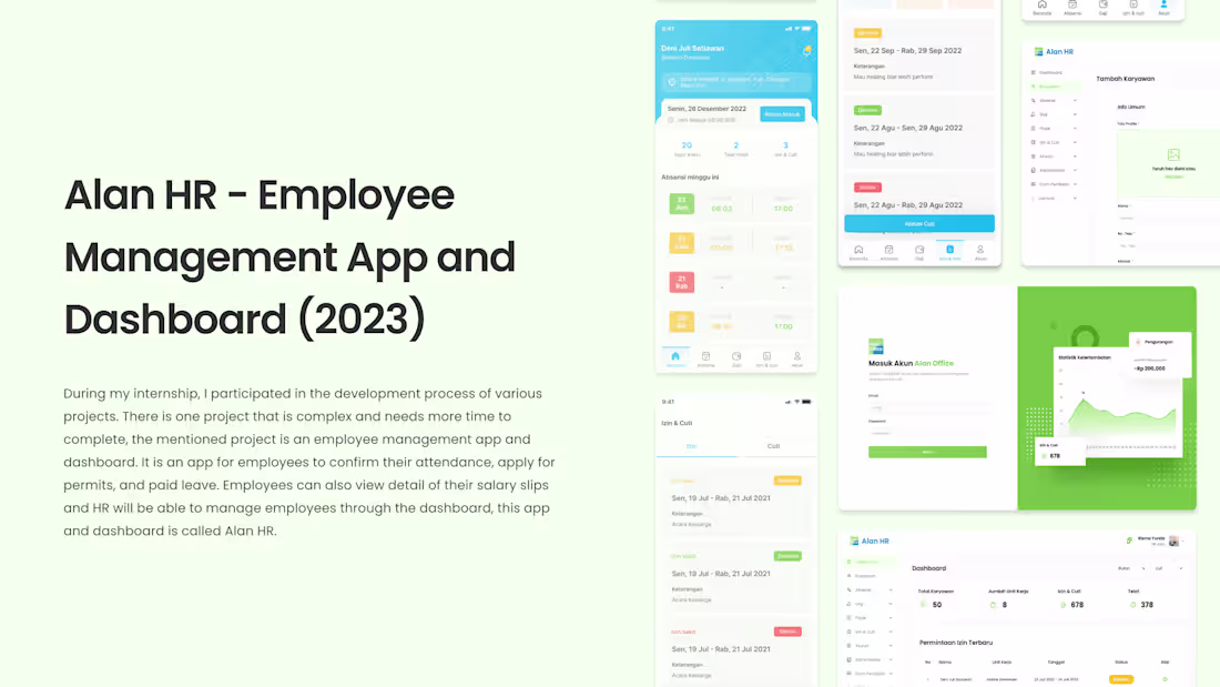 Cover image for Alan HR -  Employee Management App and Dashboard