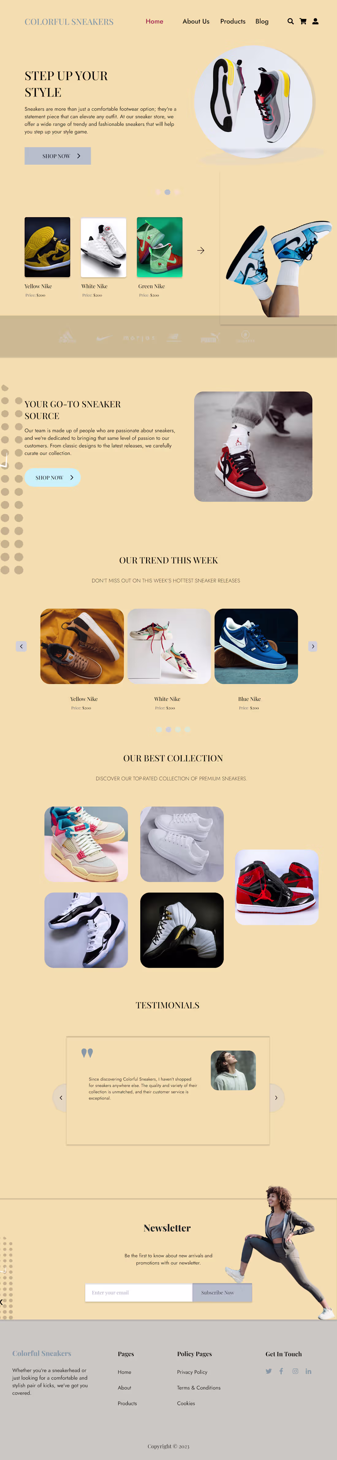 Cover image for Colorful Sneakers