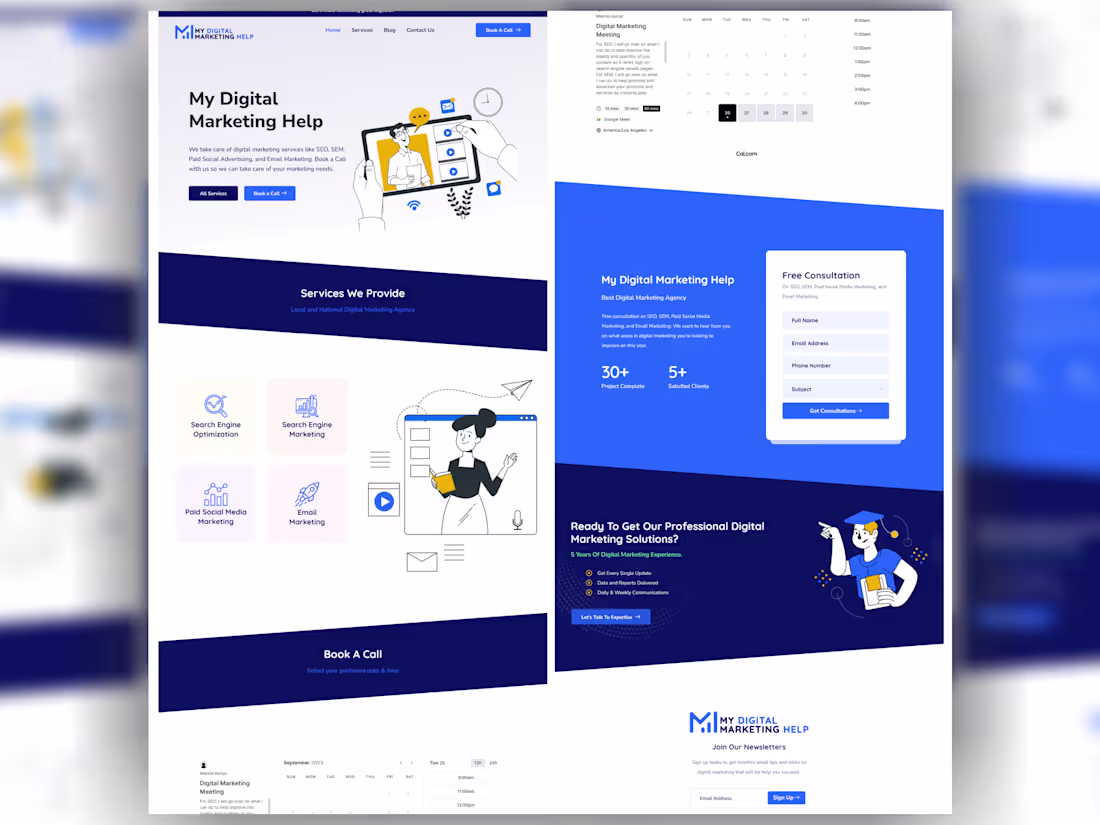 Cover image for MY DIGITAL MARKETING HELP WEBSITE