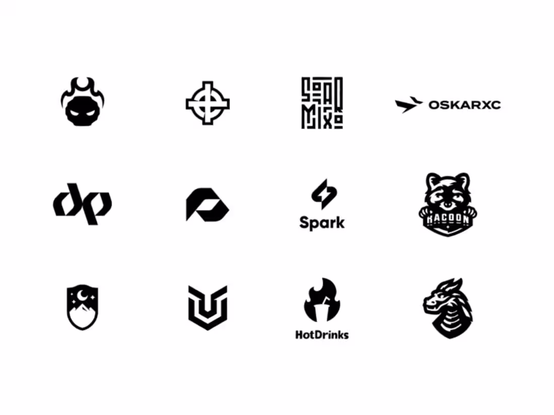 Cover image for Logo Design – B&W Collection | Logofolio