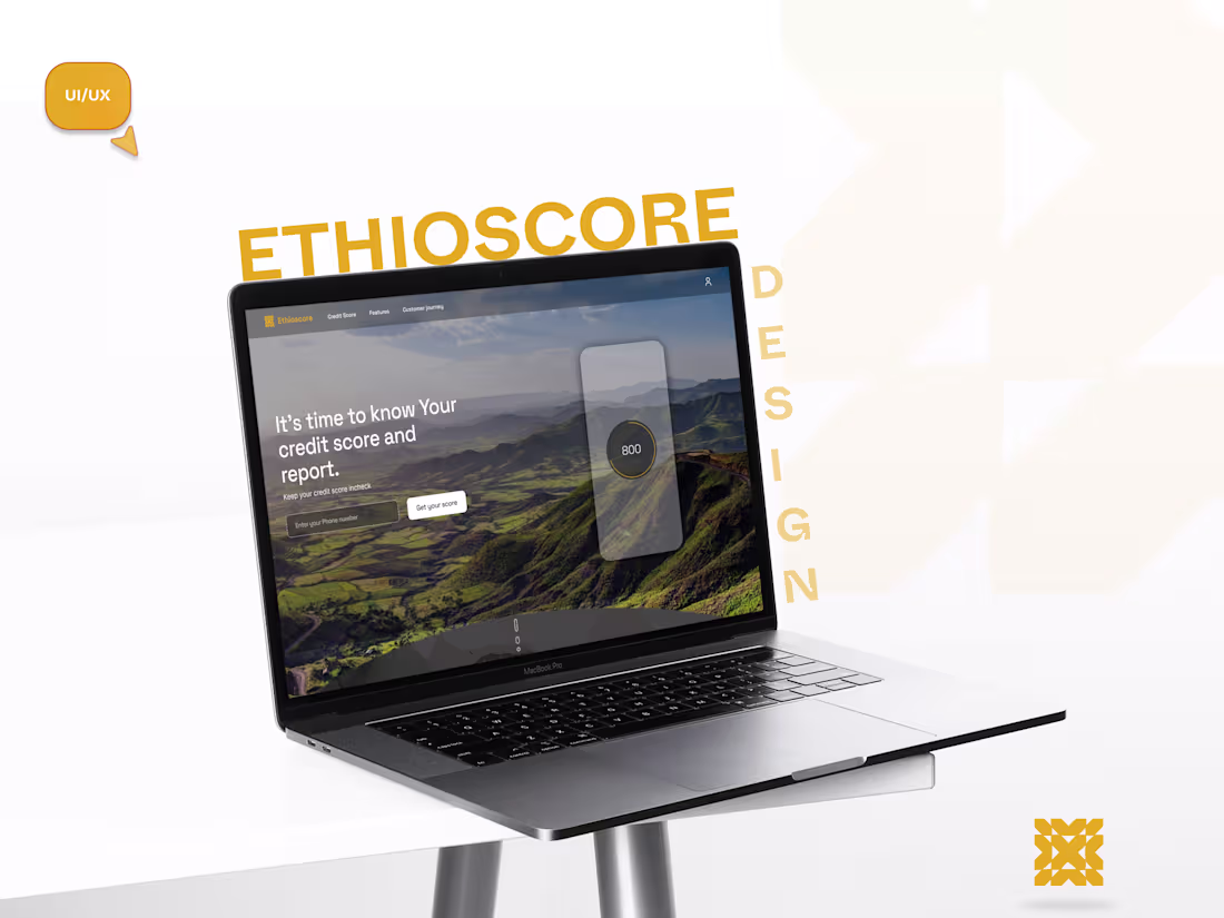 Cover image for EthioScore – Website Design