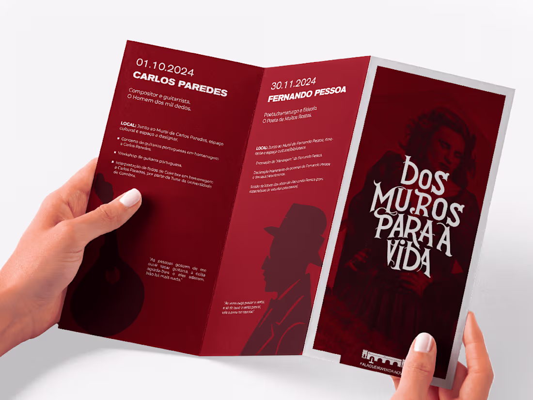 Cover image for From the Walls to the Streets - Folded Brochure Design