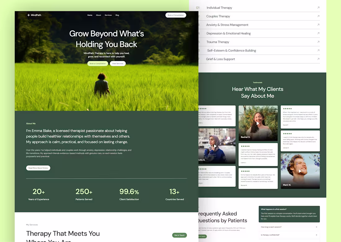 Cover image for MindPath | Website Design