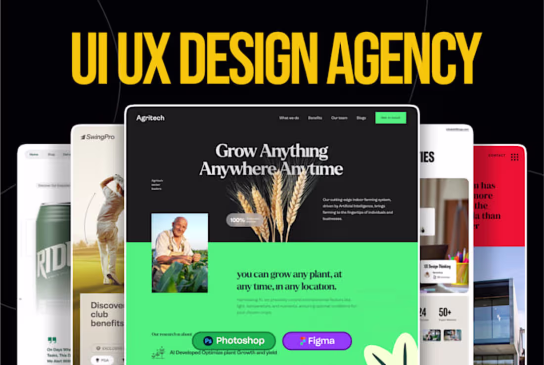 Cover image for I will do website ui design, dashboard, mobile app, UI UX desig…