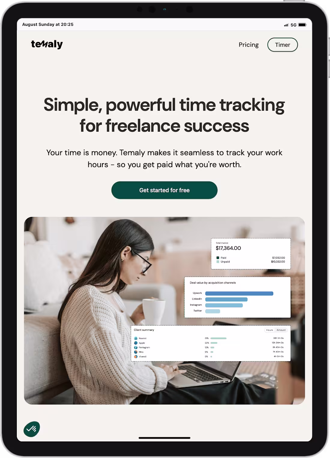 Cover image for Temaly: Your freelance success partner