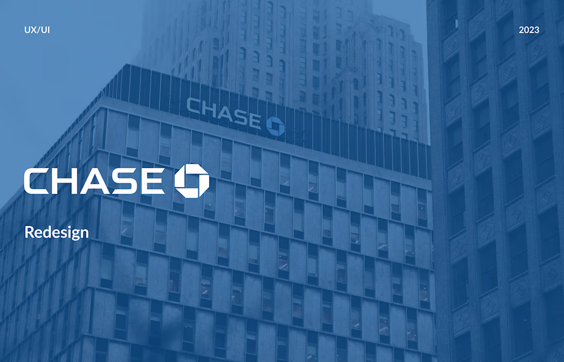 Cover image for CHASE Bank Website Redesign :: Behance