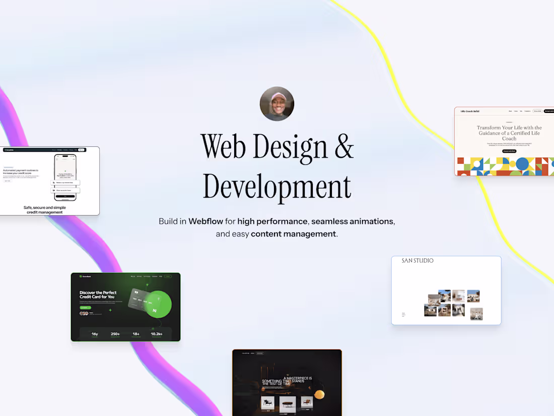 Cover image for Web Design and Development - Figma to Webflow
