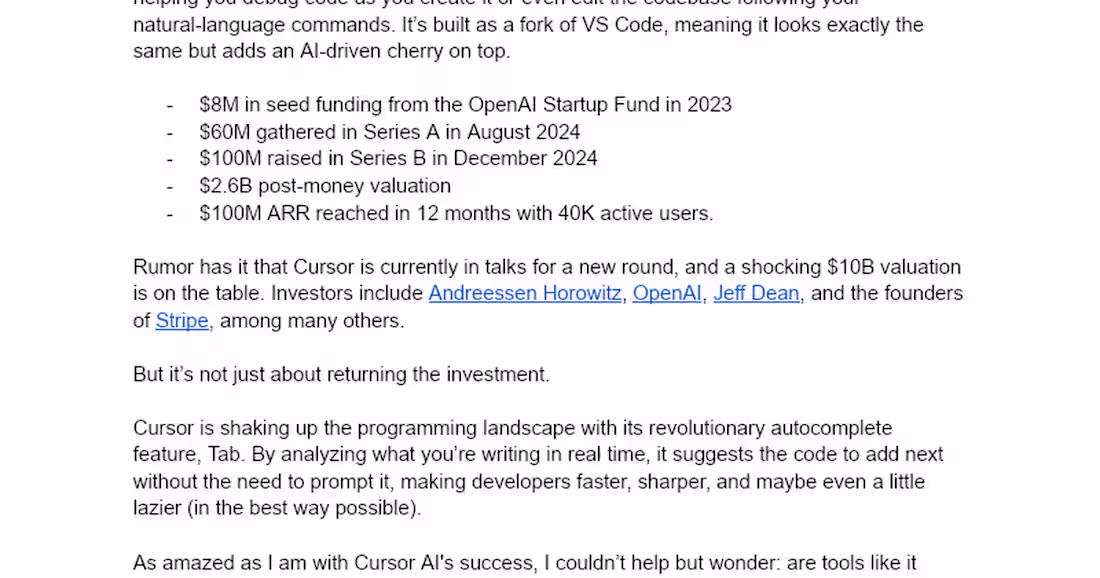 Cover image for Cursor AI: Revolutionizing Code Editing