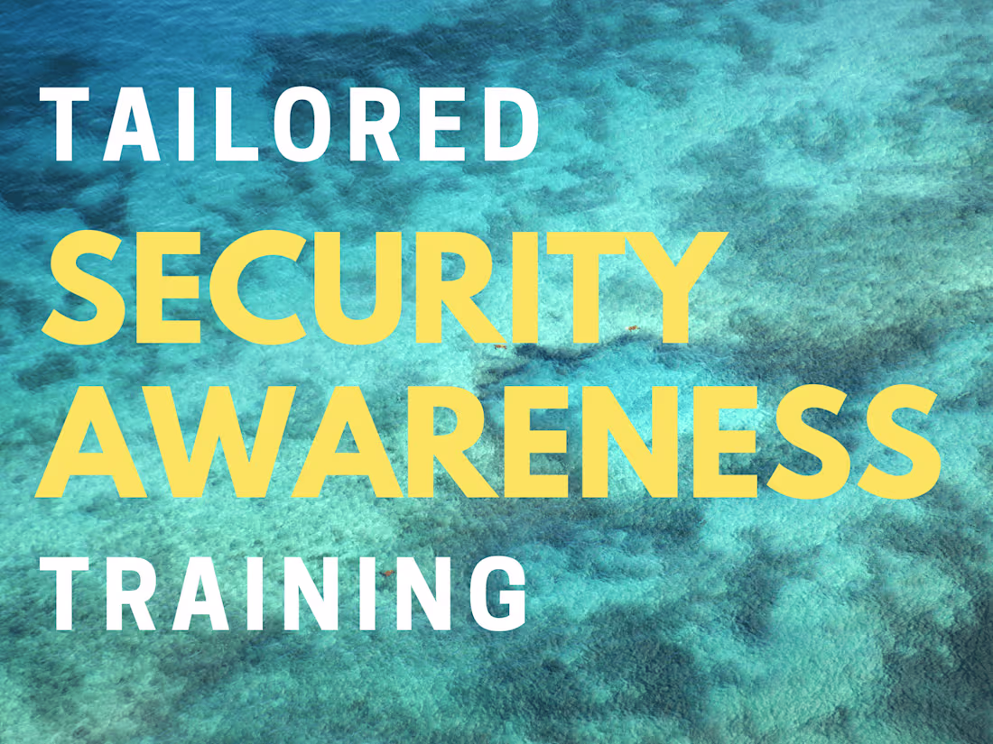 Cover image for Cybersecurity Awareness Training