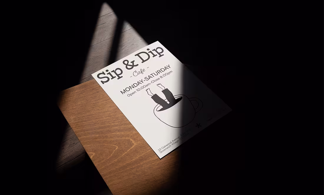 Cover image for Sip & Dip | Cafe Branding