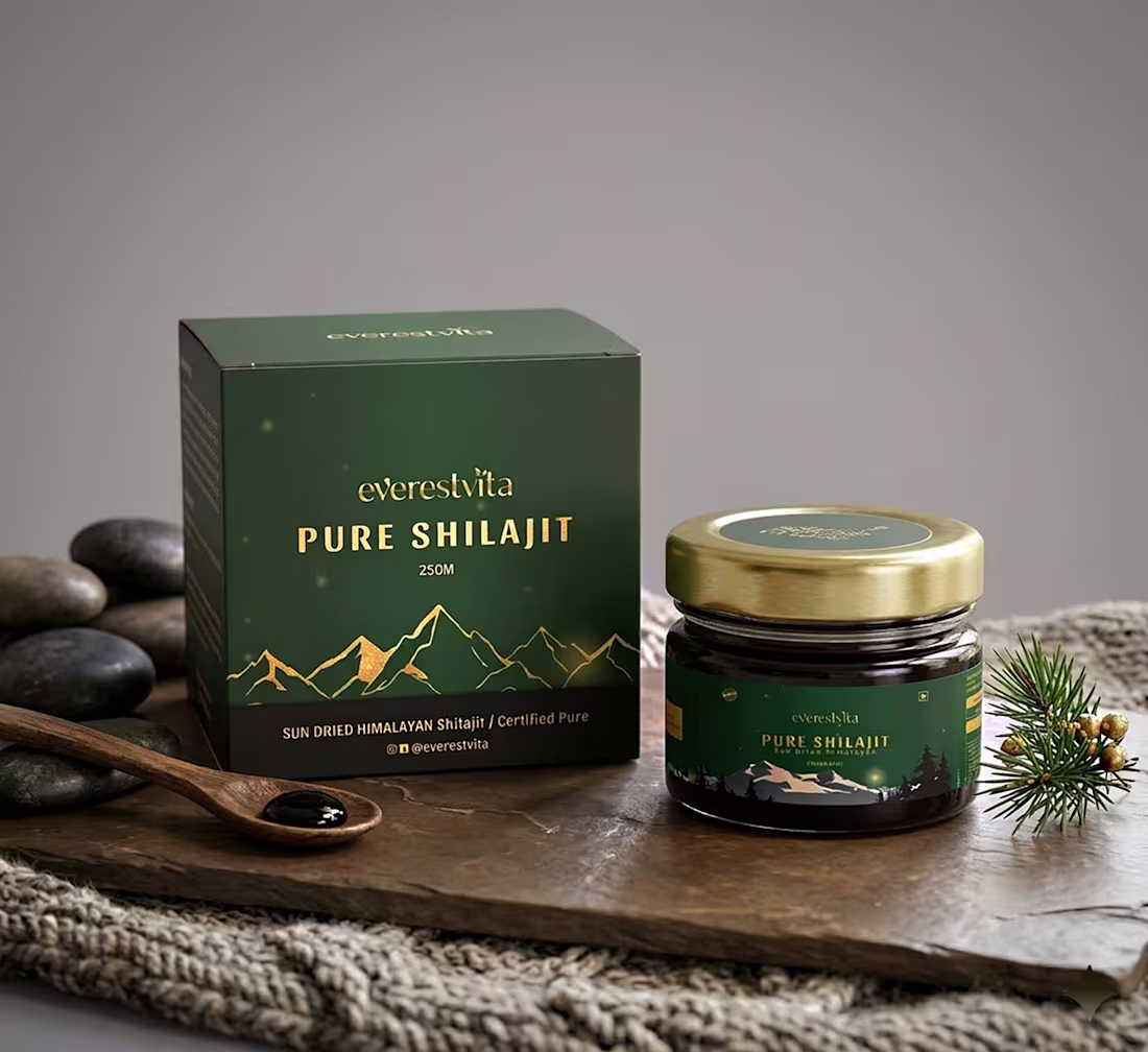 Cover image for Everestvita (Pure-Shilajit) Branding Product label