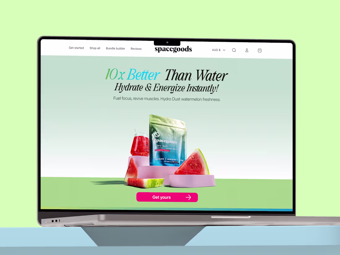 Cover image for Space Good Landing Page