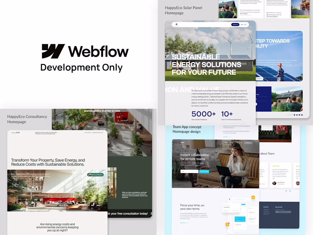 Cover image for Webflow Development (hourly)