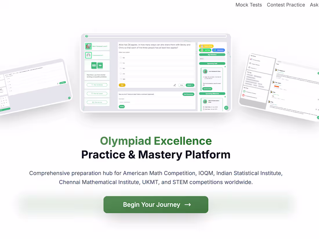 Cover image for Olympiad Excellence