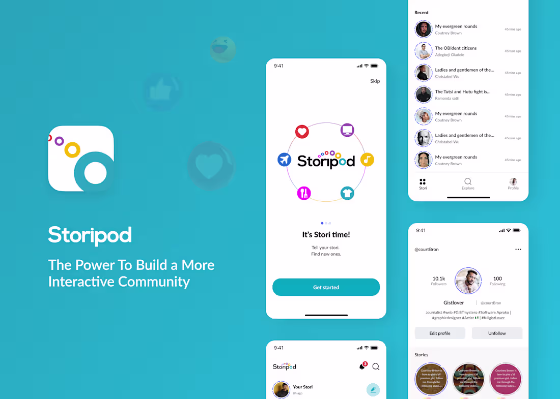 Cover image for Storipod Microblogging Platform Development