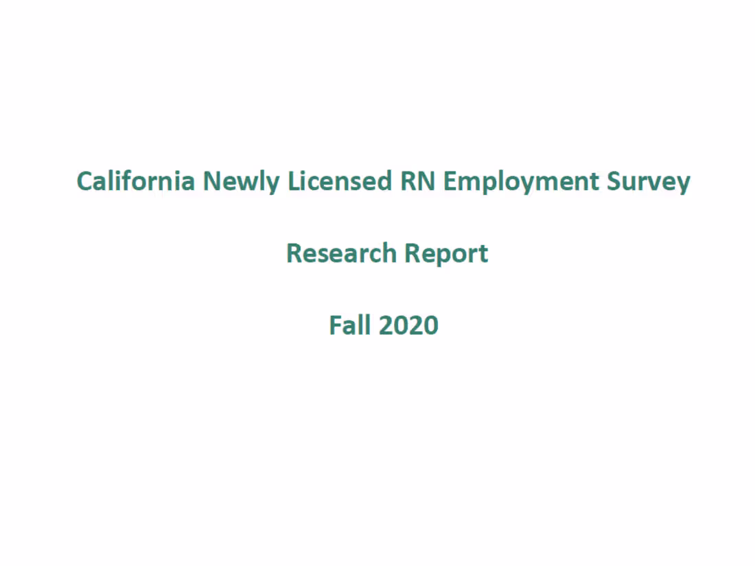 Cover image for Analyzed survey results for nursing organization