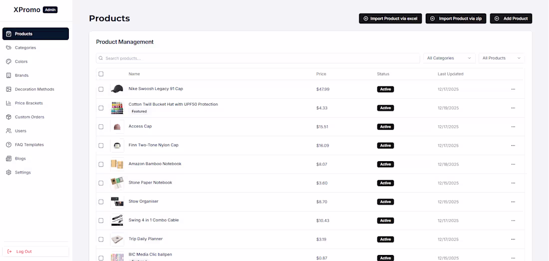 Cover image for 🛒 Xpromo — Commerce UX & Workflow Rebuild Xpromo’s website ...