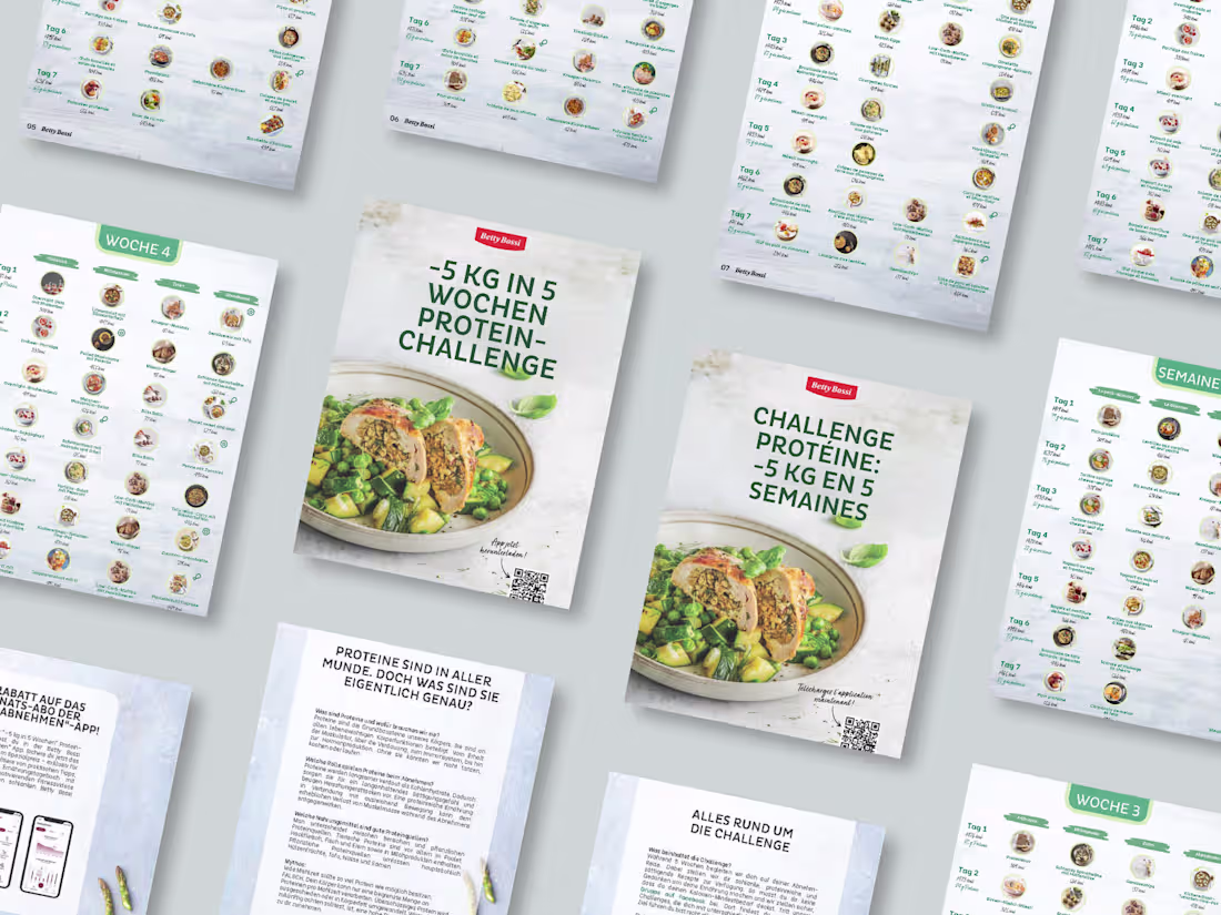 Cover image for Multi-Language Nutrition Challenge PDFs for Betty Bossi