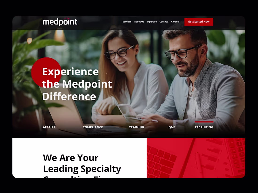 Cover image for MedPoint Web Design
