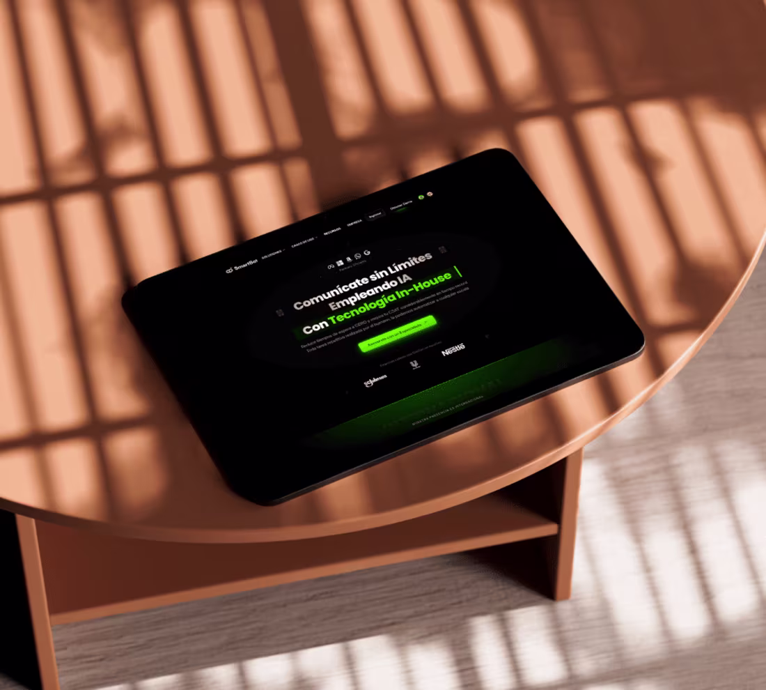 Cover image for SmartBot Landing Page (Framer development + design)